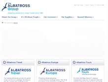 Tablet Screenshot of albatrossgroup.com